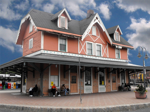 The Red Bank Train Station - New Jersey Coastline Route The Red Bank Train Station - New Jersey Coastline Route